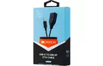 Дата кабель OTG USB 2.0 AF to Type-C 0.3m CANYON (CNE-USBC3B)