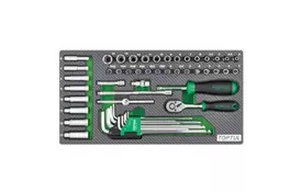 Набор инструментов TOPTUL комбінований 1/4