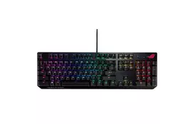 Клавиатура ASUS ROG Strix Scope USB Cherry MX Red Silent RGB Red Ru (90MP0185-B0RA00) - Фото