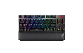 Клавиатура ASUS ROG Strix Scope TKL Deluxe USB Cherry MX Red RGB Red Ukr (90MP00N5-BKRA00) - Фото