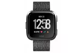 Смарт-часы Fitbit Versa Special Edition Charcoal/Woven (FB505BKGY) - Фото