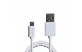 Дата кабель USB 2.0 AM to Micro 5P 1.0m PM01CW White Grand-X (PM01CW) - Фото