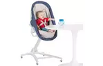 Кроватка Chicco Baby Hug 4в1 Серая с синим (79173.00)
