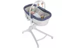 Кроватка Chicco Baby Hug 4в1 Серая с синим (79173.00)