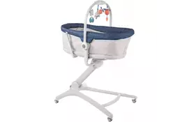 Кроватка Chicco Baby Hug 4в1 Серая с синим (79173.00) - Фото