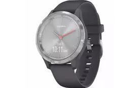 Смарт-часы Garmin Vivomove 3S Silver Stainless Steel Bezel with Granite Blue C (010-02238-20/00) - Фото