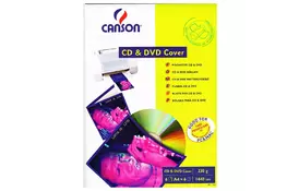 Бумага Canson для CD/ DVD, конверт, 230г, A4, 6ст (872853) - Фото
