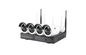 Комплект видеонаблюдения Partizan Outdoor Wi-Fi Kit IP-36 4xCAM+1xNVR v1.1 (10521) - Фото