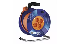 Сетевой удлинитель EMOS катушка 4 роз., 20 м (P09220) - Фото