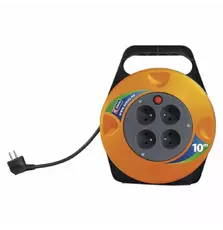 Сетевой удлинитель EMOS катушка 4 роз., 10 м (P19510)