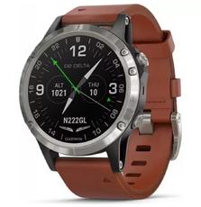 Смарт-часы Garmin D2 Delta Aviator Watch with Brown Leather & Black Silicone B (010-01988-31/30)
