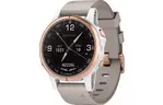 Смарт-часы Garmin D2 Delta S Aviator Watch White/Rose Gold with Beige Leather (010-01987-30)