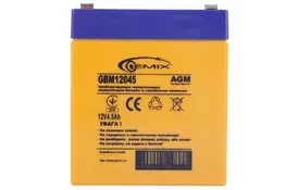 Батарея к ИБП GEMIX GBM 12В 4.5 Ач (GBM12045) - Фото