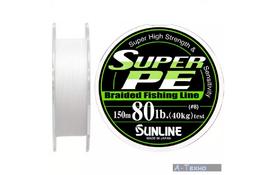 Шнур Sunline Super PE 150м (бел.) 0.37мм 50LB/25кг (1658.01.66) - Фото