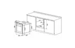 Духовой шкаф PYRAMIDA F 40 M 45 GBL