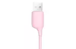Дата кабель USB 2.0 AM to Lightninng 1.0m Pink PURIDEA (L02-Pink)