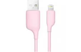 Дата кабель USB 2.0 AM to Lightninng 1.0m Pink PURIDEA (L02-Pink) - Фото