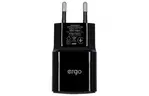Зарядное устройство Ergo EWC-120 1xUSB Wall Charger (Black) (EWC-120 (B))