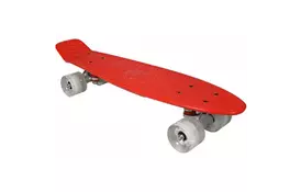 Скейтборд детский Awaii SK8 Vintage 22.5 со светящимися колесами Красный (SKAWVINLI-000R0) - Фото