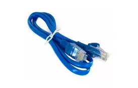 Патч-корд 0.8м, UTP, cat.5e, CCA, blue EXTRADIGITAL (KBP1766) - Фото