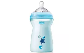 Бутылочка для кормления Chicco Natural Feeling Color 330 мл 6м+ голубая (80837.21) - Фото