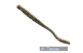 Силикон рыболовный Nomura Glitter Rib Worm 120мм 3,5гр. цвет-035 (gold glitter back) 6 (NM71003512) - Фото