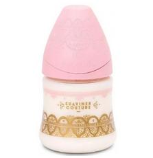 Бутылочка для кормления Suavinex Couture, 150 мл, 0+ розовая (304133)