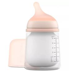 Бутылочка для кормления Suavinex ZERO.ZERO, 180 мл, адаптивный поток (304590)