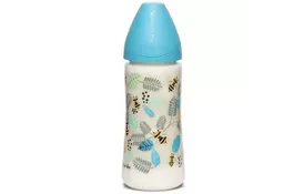 Бутылочка для кормления Suavinex Крылатые истории 360 мл голубая (304832) - Фото