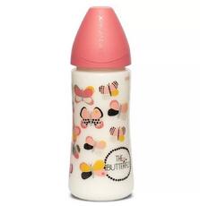 Бутылочка для кормления Suavinex Крылатые истории 360 мл розовая (304829)