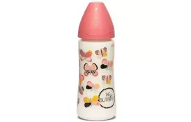 Бутылочка для кормления Suavinex Крылатые истории 360 мл розовая (304829) - Фото