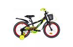 Детский велосипед Formula 16'' STORMER рама-8,5'' Al 2020 черно-красный с желтым с корзи (OPS-FRK-16-123)