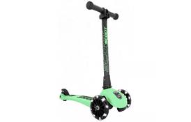 Скутер Scoot&Ride Highwaykick-3 со светящимися колесами киви (SR-160630-KIWI) - Фото