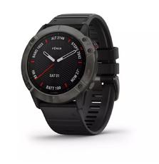 Смарт-часы Garmin Fenix 6X Pro Sapphire Carbon Grey DLC with Black Band (010-02157-11/10)