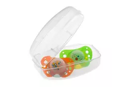 Пустышка Chicco Physio Air силиконовая 16-36 мес 2 шт с футляром (75035.41.00.00) - Фото