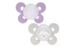 Пустышка Chicco Physio Comfort силиконовая 16-36 мес 2 шт с футляром люмин р (74935.41.00.00)