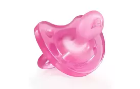 Пустышка Chicco Physio Soft силиконовая 16-36 мес 1шт роз (02713.11.00.00) - Фото
