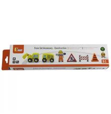 Железная дорога Viga Toys дополнительный набор к ж/д Строители (50813)