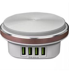 Ночник ColorWay with USB Charger 2X USB 4.4А white (CW-CHL4)