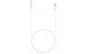 Дата кабель USB 2.0 AM to Type-C + Micro 5P 1.5m white Samsung (EP-DG930DWEGRU) - Фото
