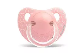 Пустышка Suavinex Истории панды Цветы 0-6 мес розовая (303834) - Фото