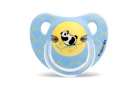 Пустышка Suavinex Истории панды, 6-18 мес голубая (303861) - Фото
