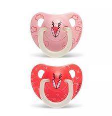 Пустышка Suavinex Олененок, 6-18 мес ночная 2 шт (304522)