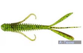 Силікон рибальський Keitech Hog Impact 3" 401 Green Pumpkin / Chartreuse (1551.03.23) - Фото