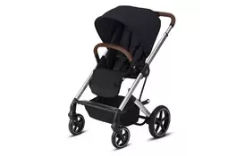 Коляска Cybex Balios S Lux SLV Deep Black black (с бампером) (520001249) - Фото