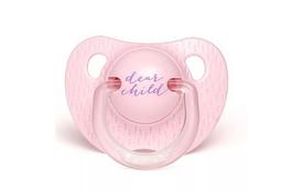 Пустышка Suavinex Смысл жизни 0-6 мес розовая (303313) - Фото