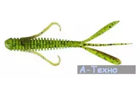 Силікон рибальський Keitech Hog Impact 3.5" 401 Green Pumpkin / Chartreuse (1551.03.27) - Фото