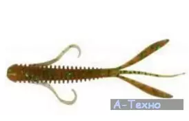 Силикон рыболовный Keitech Hog Impact 3.5" EA#02 Peach Green FLK (1551.02.21) - Фото