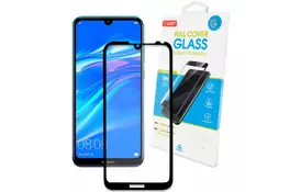 Стекло защитное GLOBAL для Huawei Y7 2019 (черное) (1283126490866) - Фото