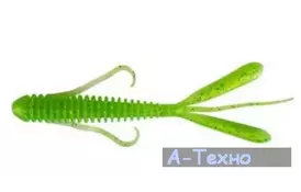 Силікон рибальський Keitech Hog Impact 4" 424 Lime Chartreuse (1551.03.34) - Фото